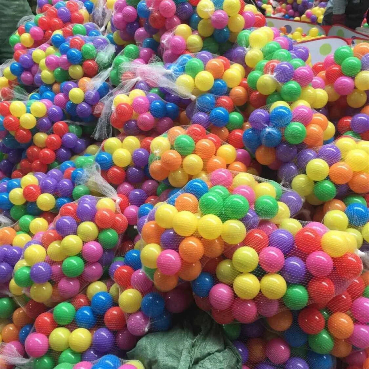 50PCS 5.5cm Colorful Soft Plastic Ocean Balls K30217