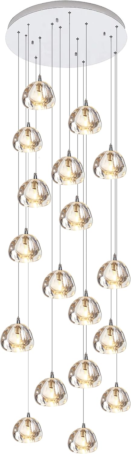 18 Lights Crystal Chandelier Pendant Light Fixture U893