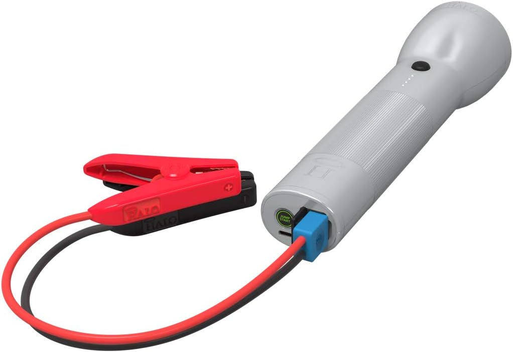 Rechargeable Lithium LED Flashlight with Car Jump Starter and Phone Charger L7210