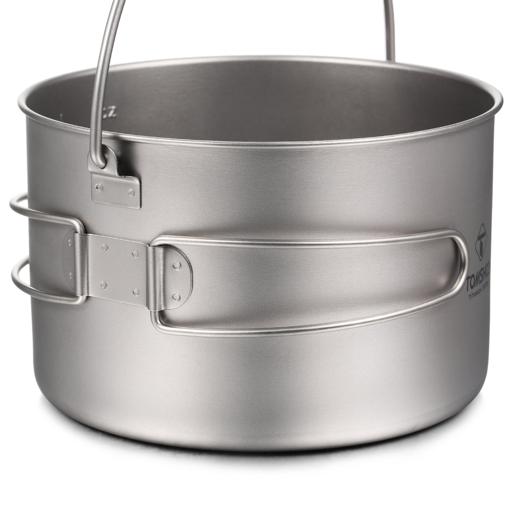 Titanium Camping Cookware with Lid U1959