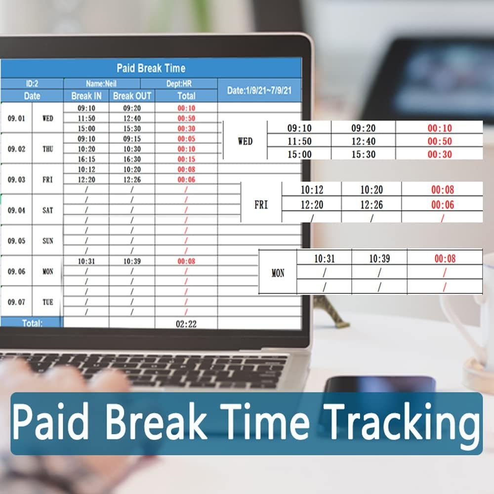 Fingerprint Time Clock with Software S3214
