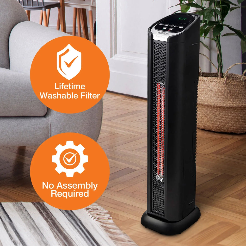 1500W Electric Infrared Quartz Tower Heater P867159