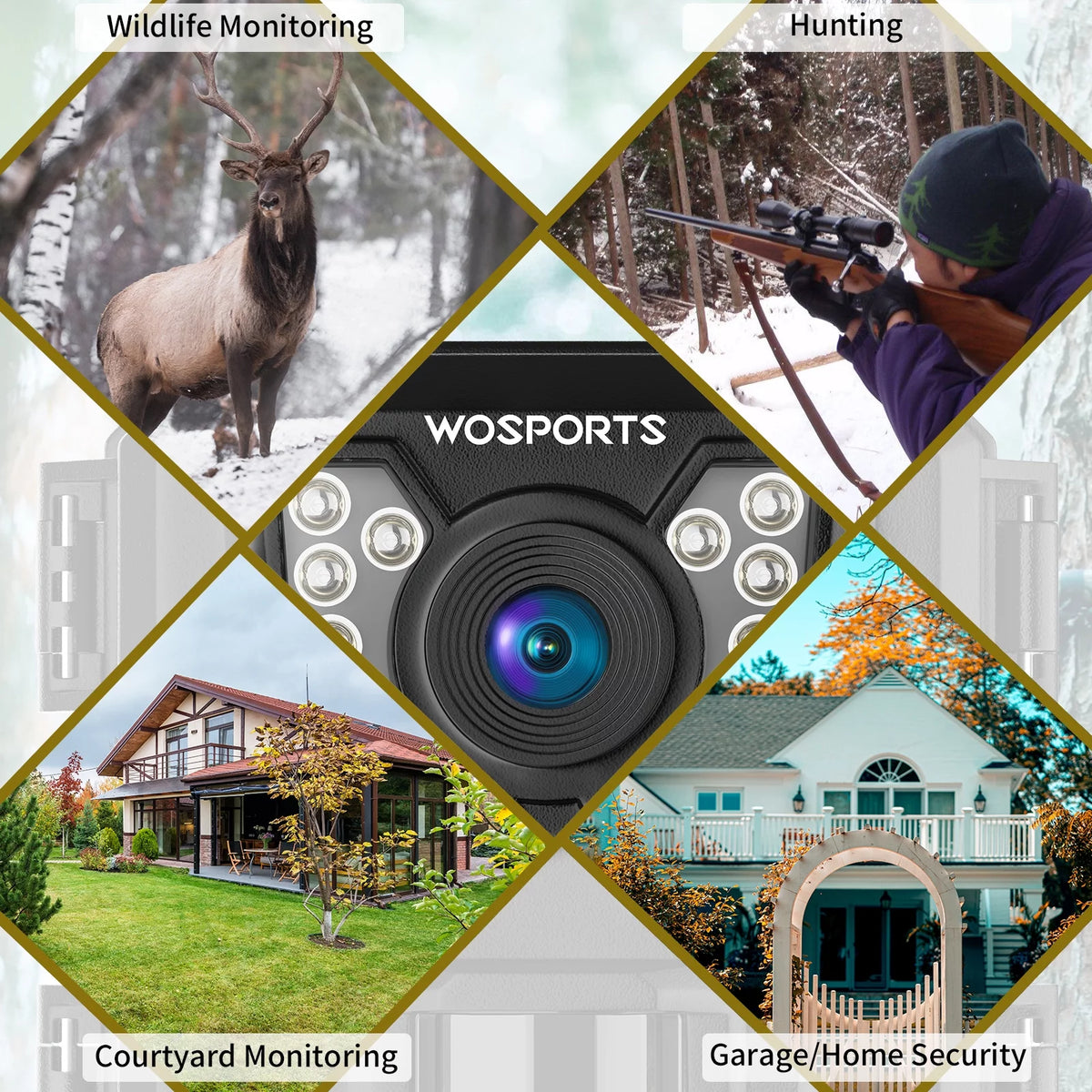 Mini Trail Camera 24MP 1080P Waterproof Infrared S6159