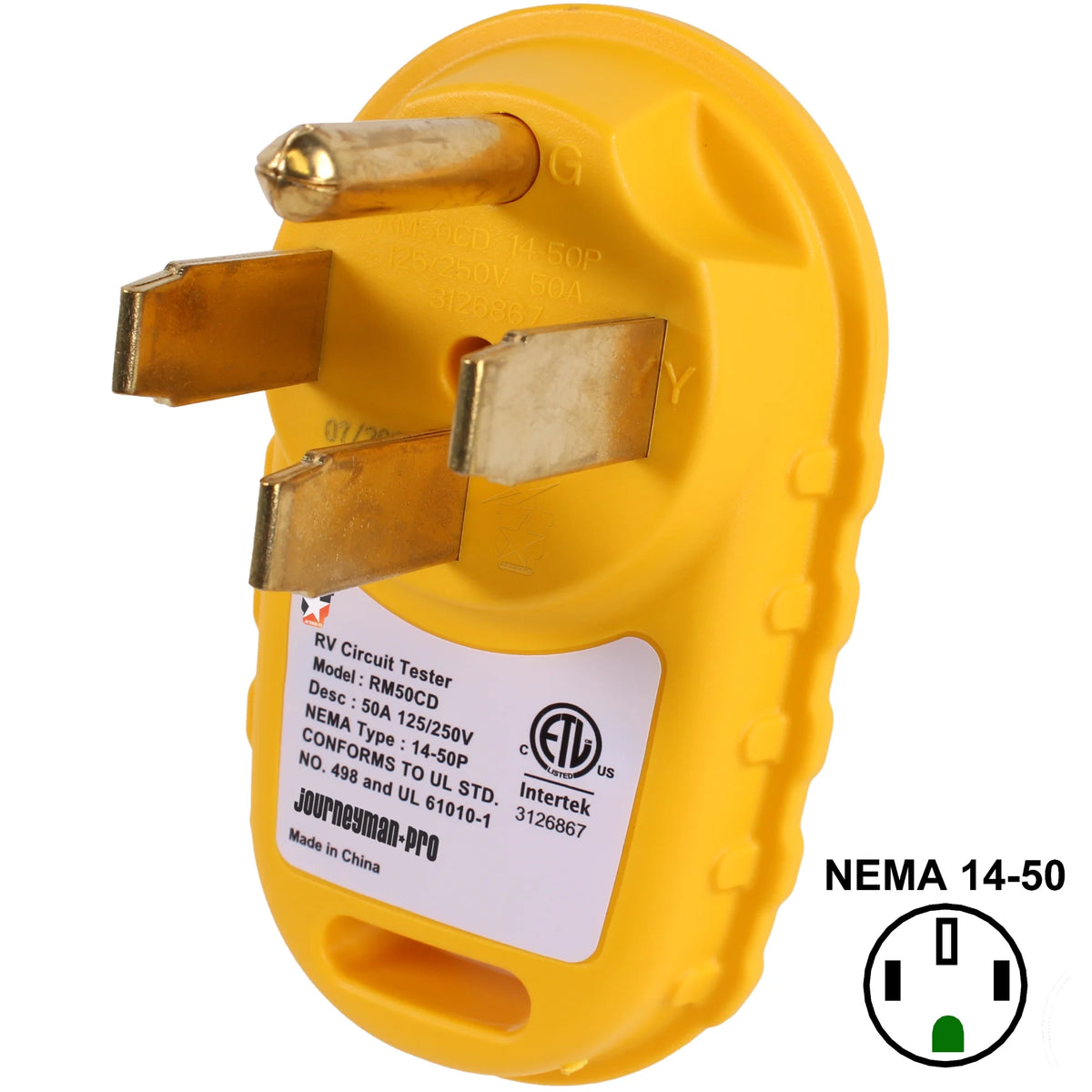 Portable Circuit Tester Analyzer Adapter with LED Test Indicator A636