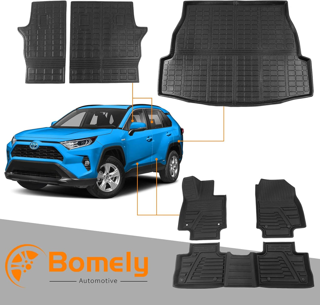 TPE All Weather Cargo Liner Trunk Mats Set of 4 D966775