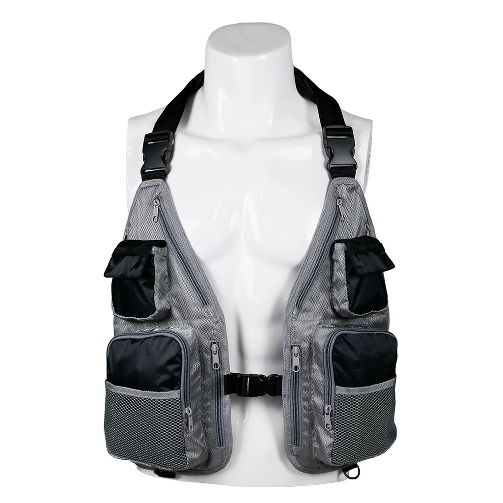 Breathable Adjustable Waistcoat with Pockets D Rings E248434