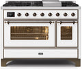 White Dual Fuel Propane Gas Range N88540