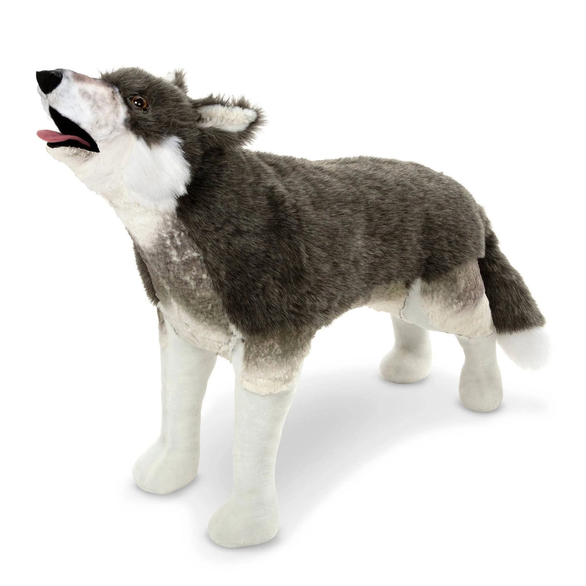 Gray Wolf Stuffed Animal J132586