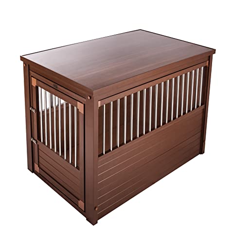 Dog Crate End Table with Stainless Steel Tubing T7317