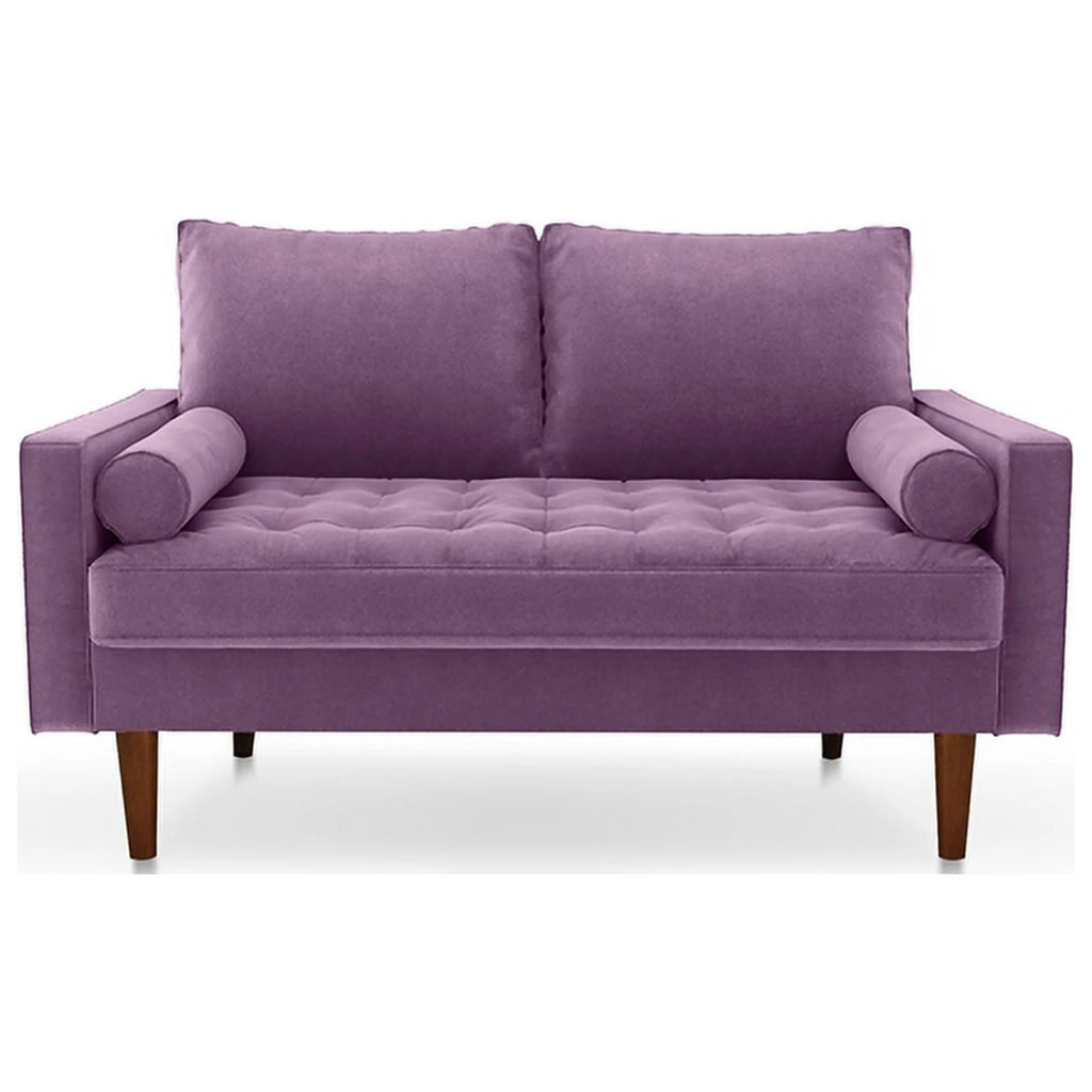 Purple Velvet Loveseat O21842