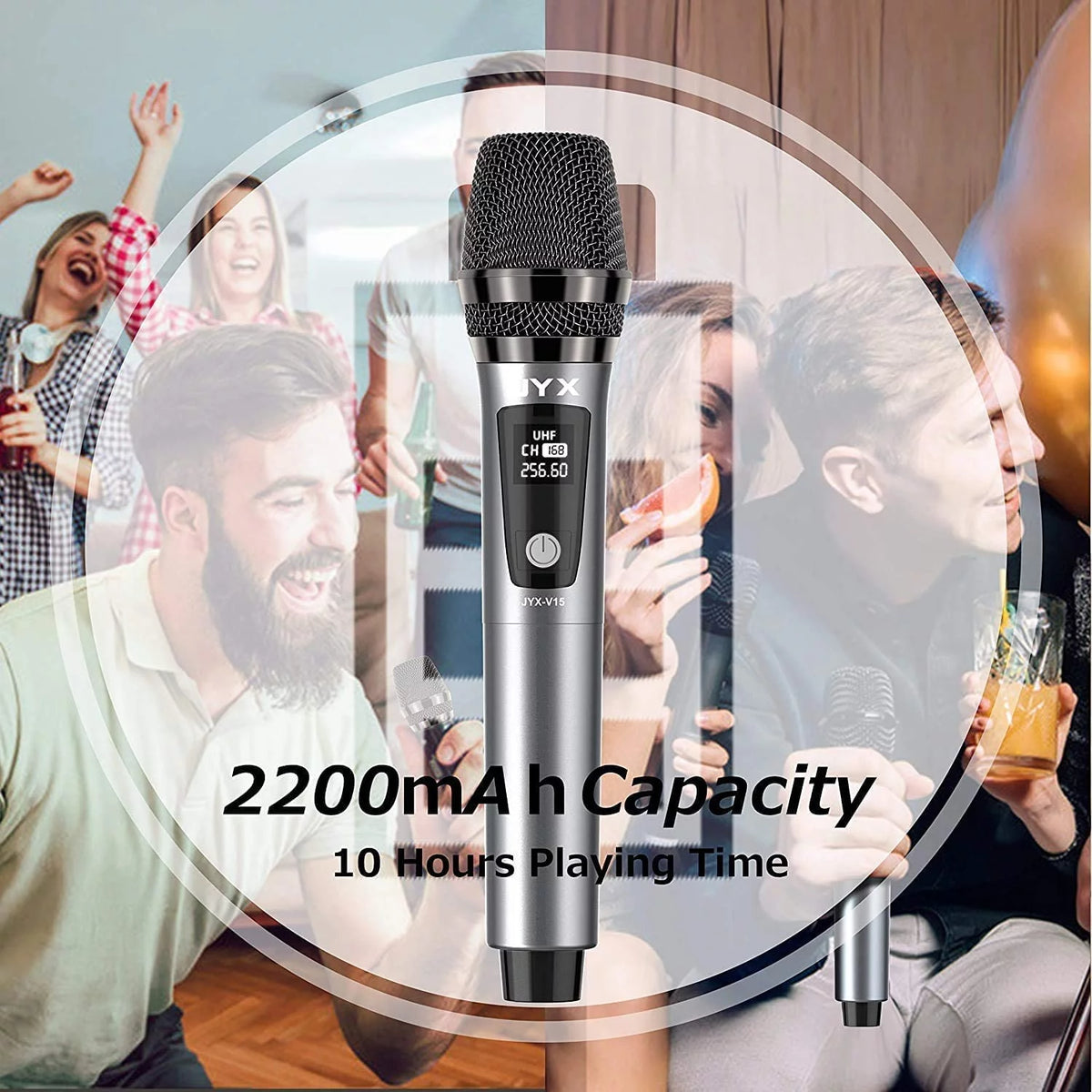 Wireless Handheld Dynamic UHF Metal Microphone W183044