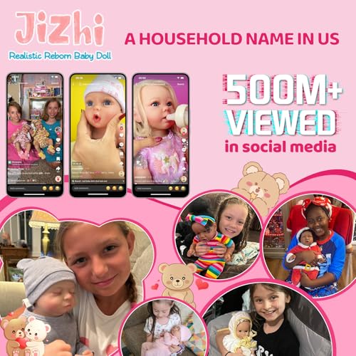 18 Inch Soft Body Realistic Newborn Baby Dolls with Clothes and Toy Accessories I4544