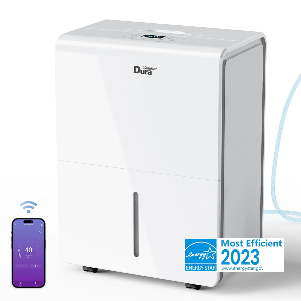 50 Pints Dehumidifier with Pump and WiFi U1032