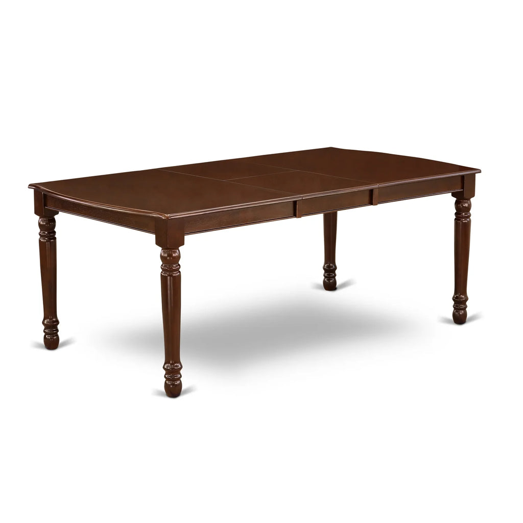 60/78 Inch Dining Table with 8 Parson Chair N907559