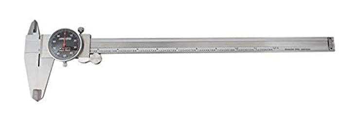 0-12'' by 0.001'' Stainless Steel Dial Caliper D674224
