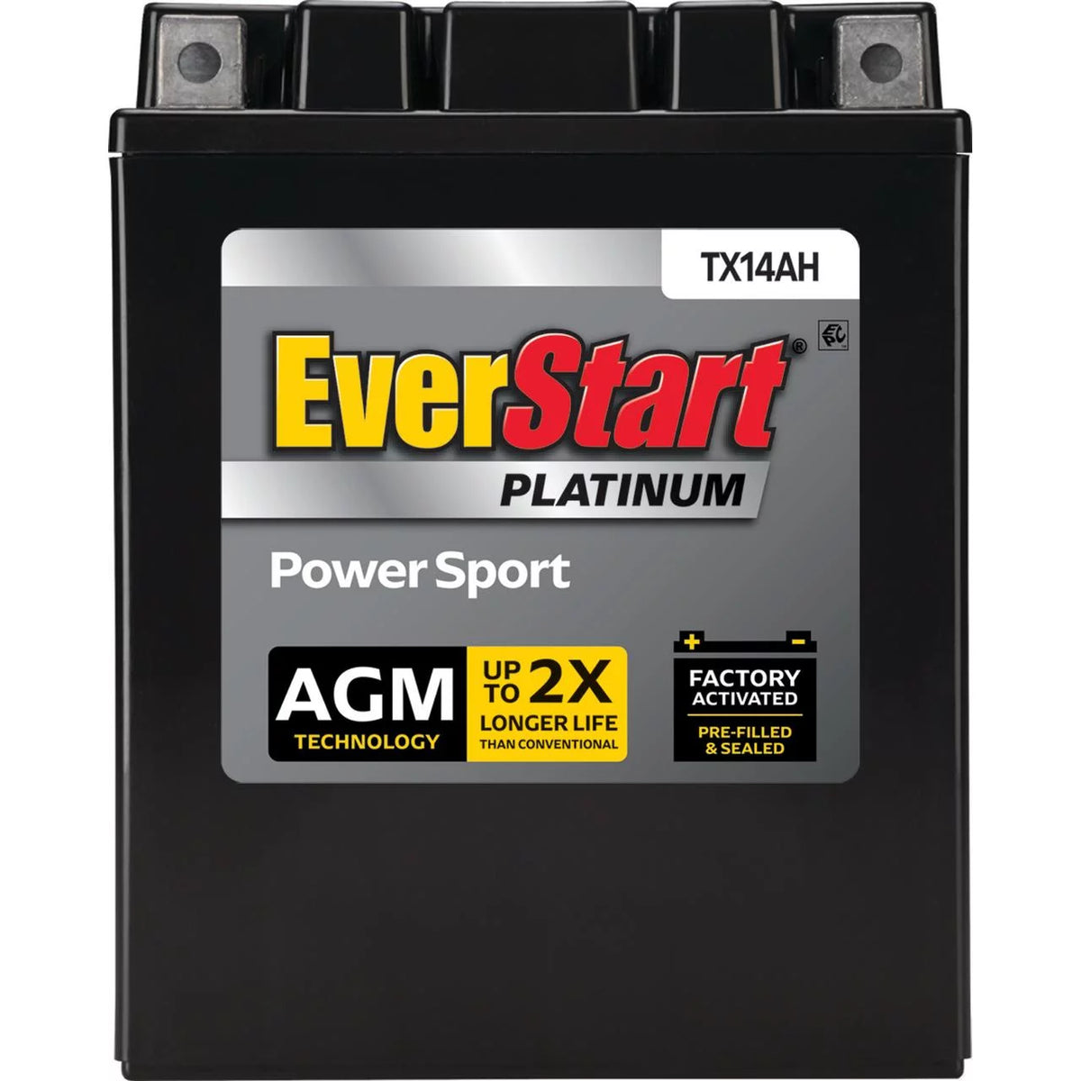 AGM PowerSport Battery TX14AH 12 Volt 220 CCA Y402