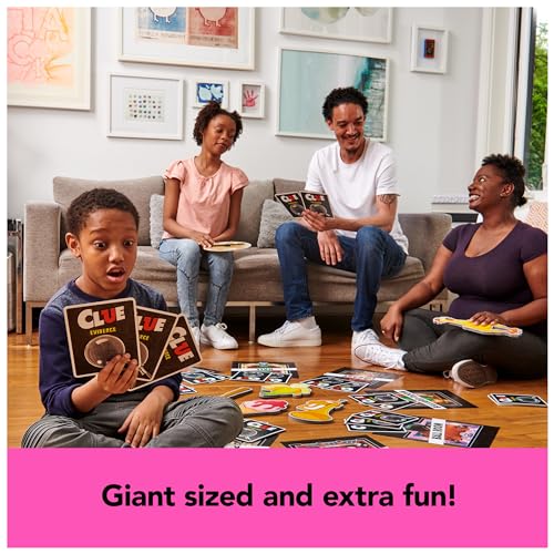 Giant Edition Family Board Game with Oversized Gameboard Cards Spinner H126426