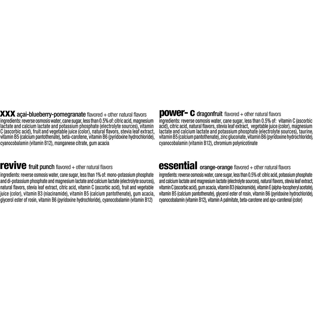 12 Pack 20 fl oz Vitaminwater Variety Pack M698048