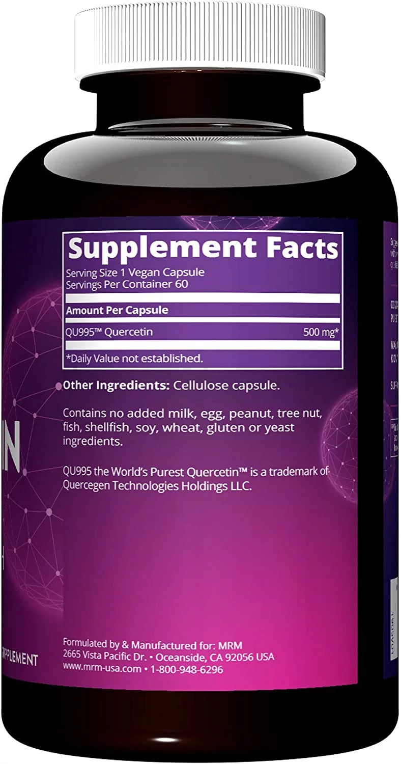 Quercetin 500 mg Vegetarian Capsules F412