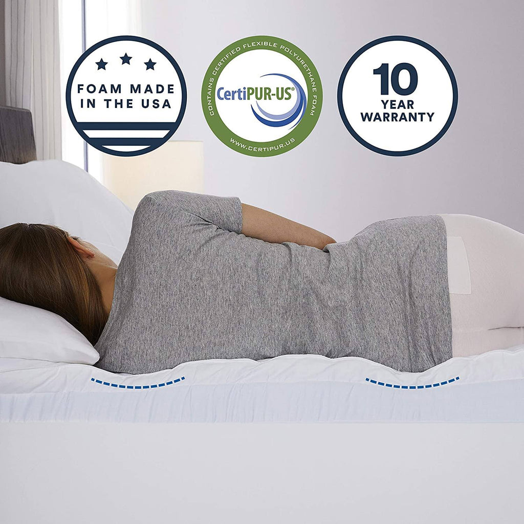 4-Inch Dual Layer Gel Memory Foam Mattress Topper, Full P727173