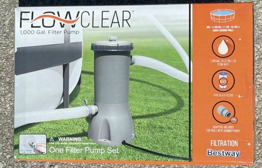 1000 gal. Filter Pump J6229