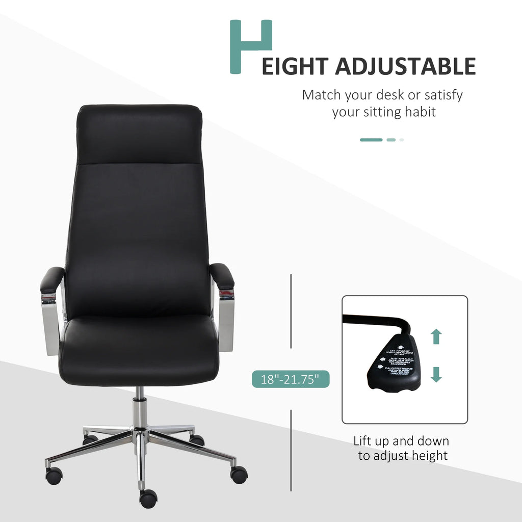 Black Executive Chair with Adjustable Height & Swivel Z7217