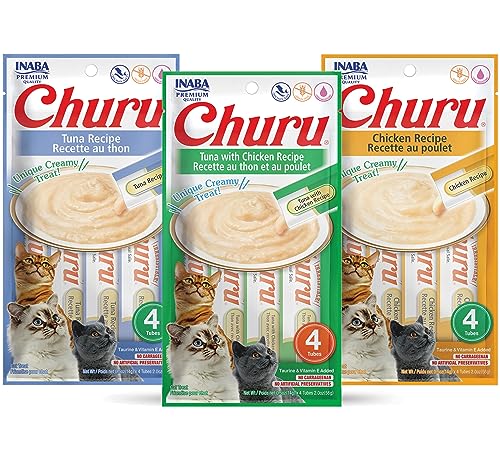 Lickable Creamy Purée Cat Treats 24 Tubes X4258