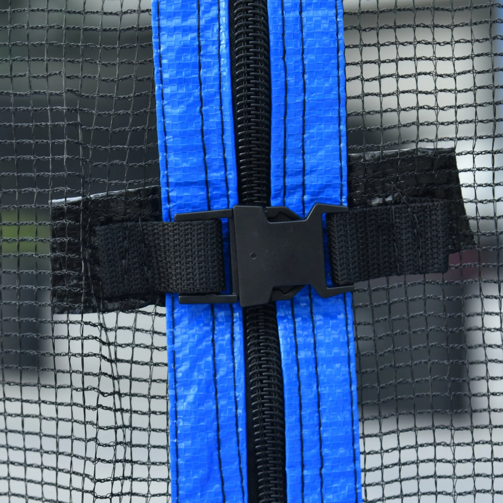 14FT Kids Trampoline with Basketball Hoop and Ladder M465