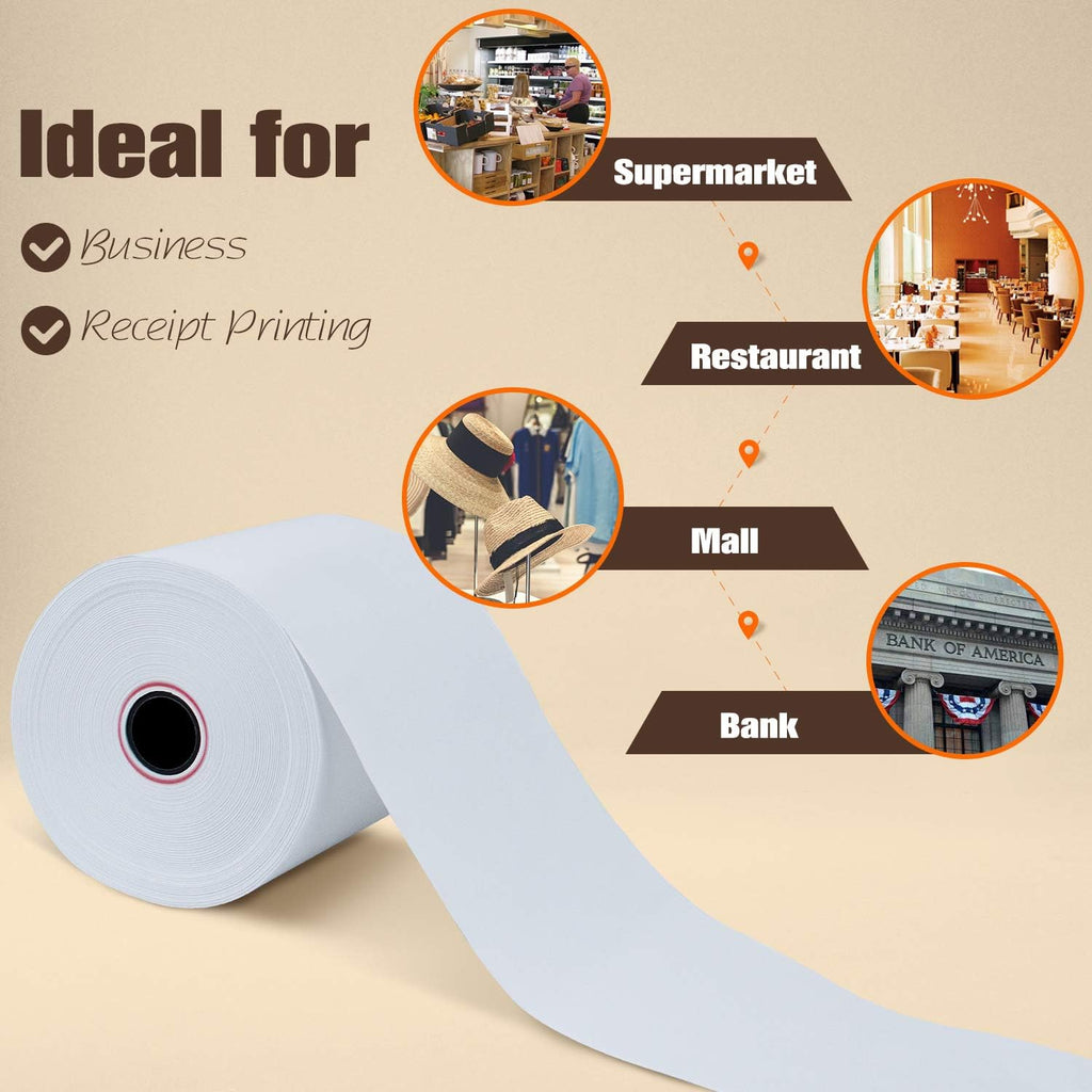Thermal Credit Card Paper 30 Rolls O3204