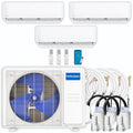 33,000 BTU 3 Zone Ductless Air Conditioner and Heat Pump V72677