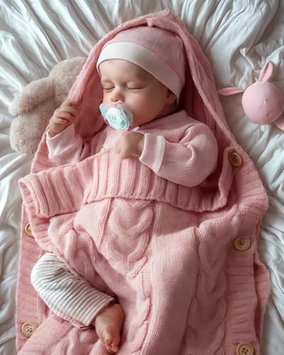 18 Inch Soft Body Realistic Newborn Baby Dolls with Clothes and Toy Accessories I4544