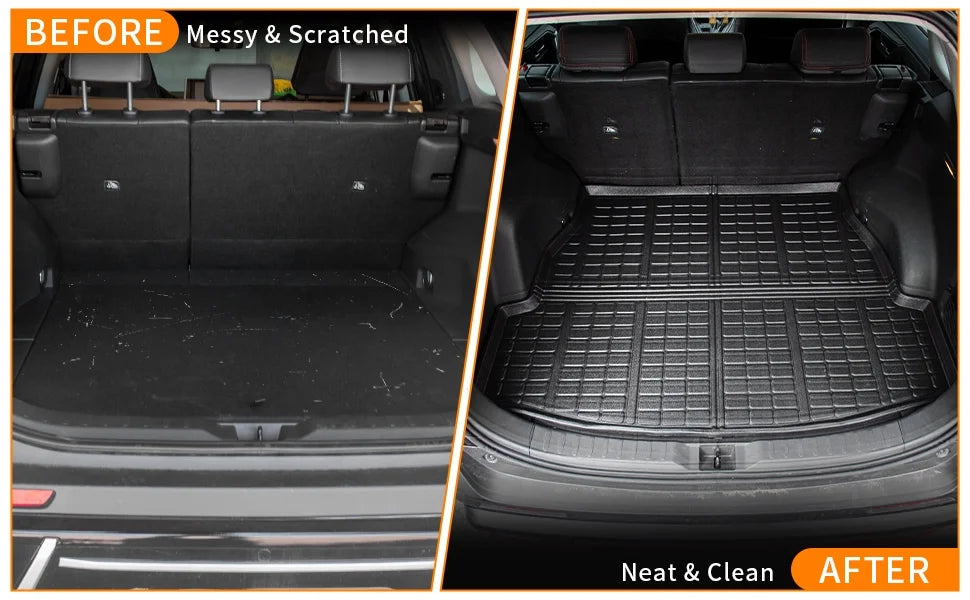 TPE Cargo Liner Trunk Floor Mats for Toyota Rav4 (Set of 4 Mats) U90789