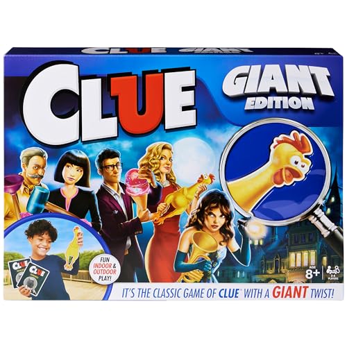 Giant Edition Family Board Game with Oversized Gameboard Cards Spinner H126426