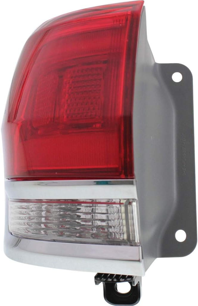 Outer Tail Light Assembly Driver Side with Chrome Trim U303158