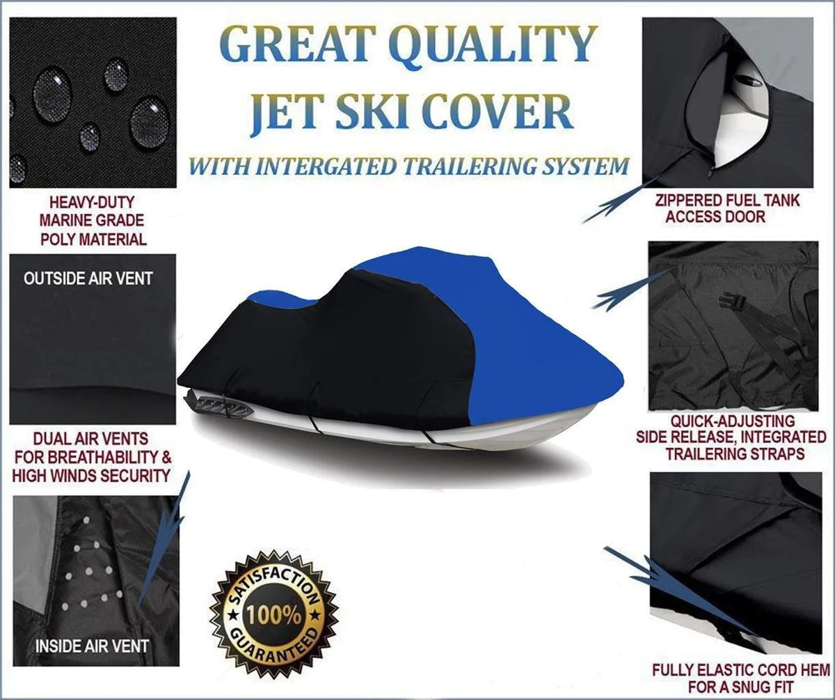 Heavy-Duty Jet Ski PWC Cover 2 Seater P9017