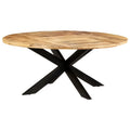 Round Rough Mango Wood Dining Table G957170