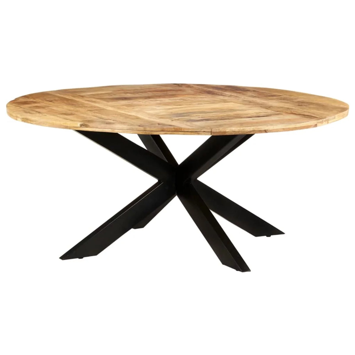 Round Rough Mango Wood Dining Table G957170