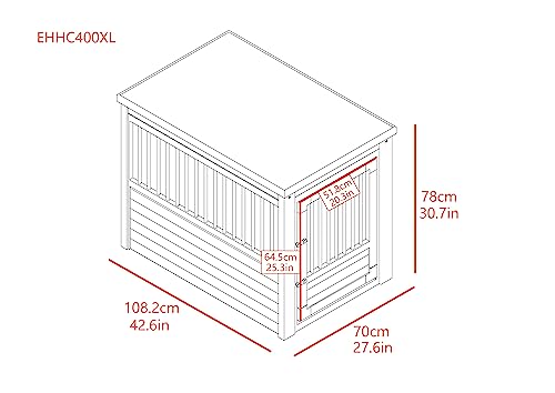 Dog Crate End Table with Stainless Steel Tubing T7317