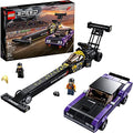 LEGO Speed Champions Dodge//SRT Top Fuel Dragster and 1970 Dodge Challenger T/A Building Toy (627 Pieces) F901