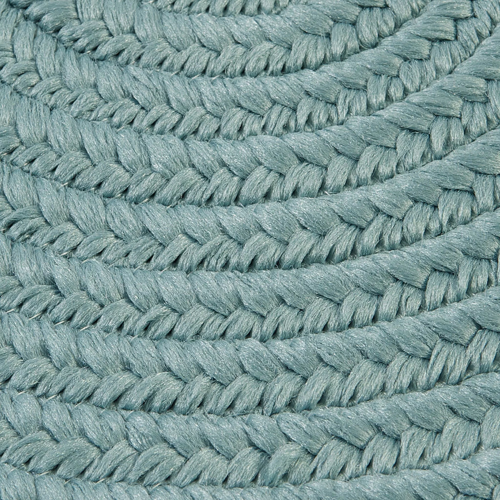 3' x 5' Blue Reversible Oval Area Rug Q467200