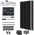 200 Watts 12 Volts Monocrystalline Solar Panel Kit with 30A PWM Charge Controller F6387
