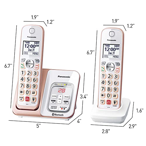 Cordless Phone with Answering Machine and 4 Handsets R4206