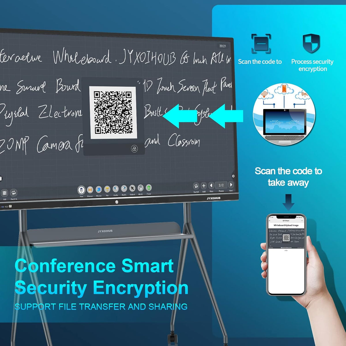 86inch 4K UHD Touch Screen Interactive Whiteboard Y17799