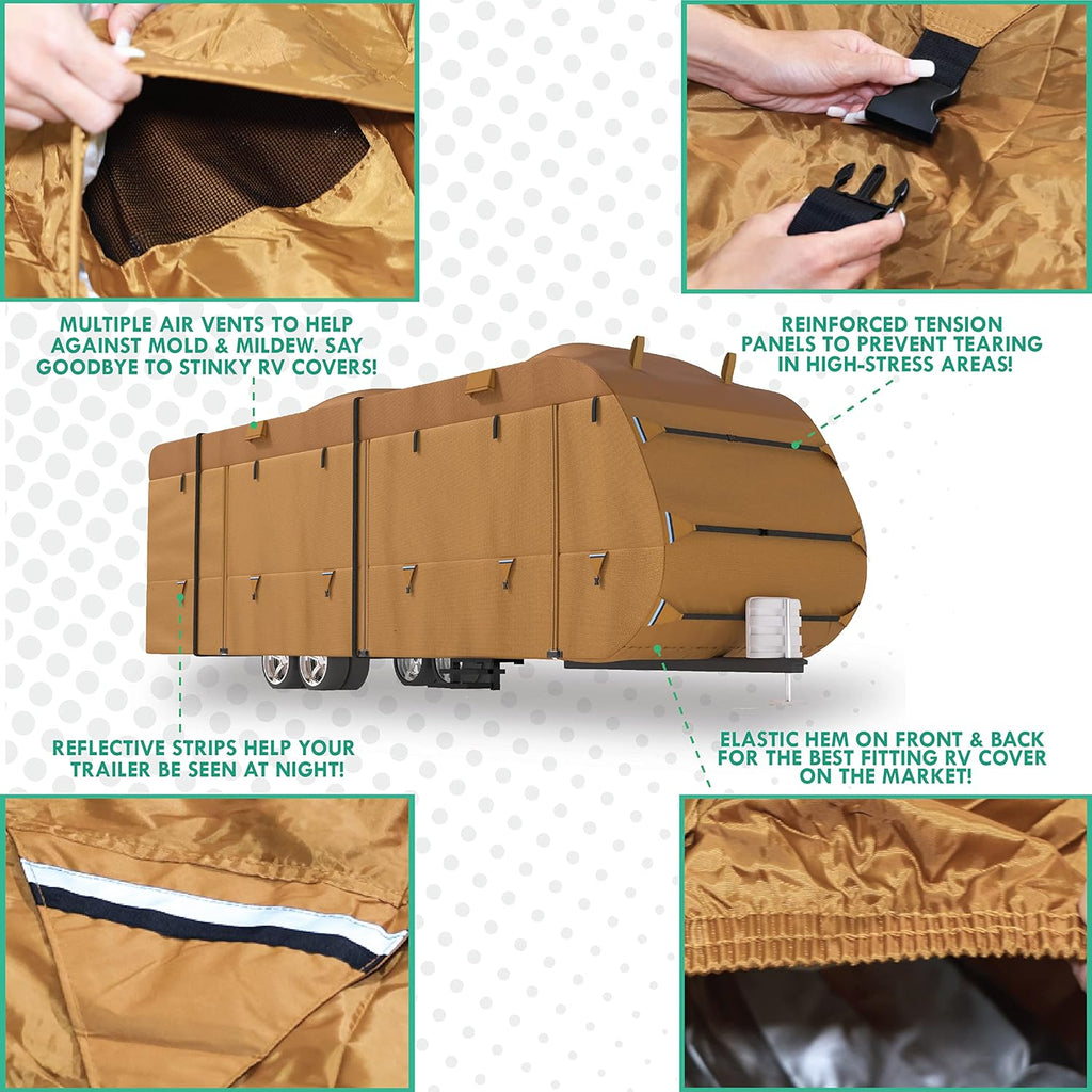 22’-24’ RV & Trailer Covers with Storage Bag N96518