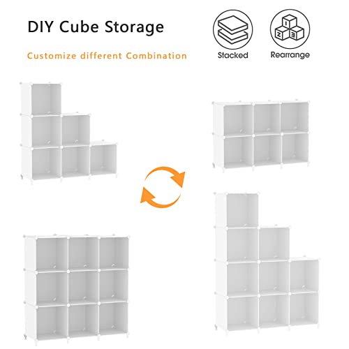 6 Cube Translucent Plastic Storage Organizer T931