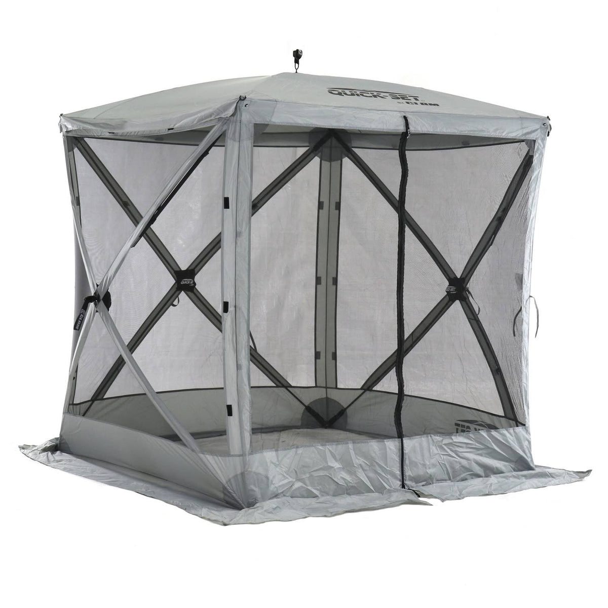 Portable Outdoor Gazebo Canopy Shelter Screen Tent Gray Z961