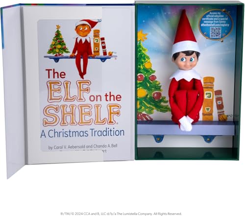 Boy Scout Elf Box Set (Blue Eyed) Storybook and Football Outfit Accessory Set I2150