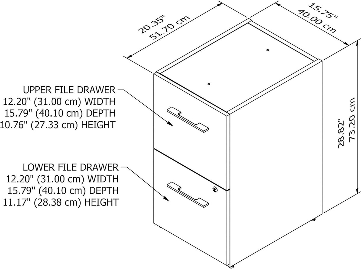 2 Drawer File Cabinet I39296