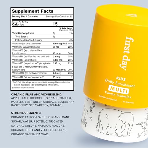 Kids Daily Multivitamin Gummies, 30 Day Supply J5274