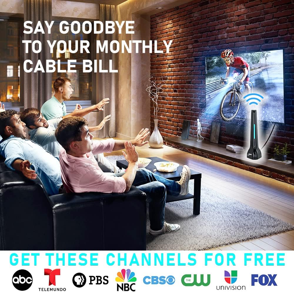 Indoor TV Antenna 120 Miles Range 4K 1080P Pack of 2 K18705